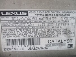 2000 LEXUS RX300 PEARL WHITE 3.0L AT 4WD Z15045